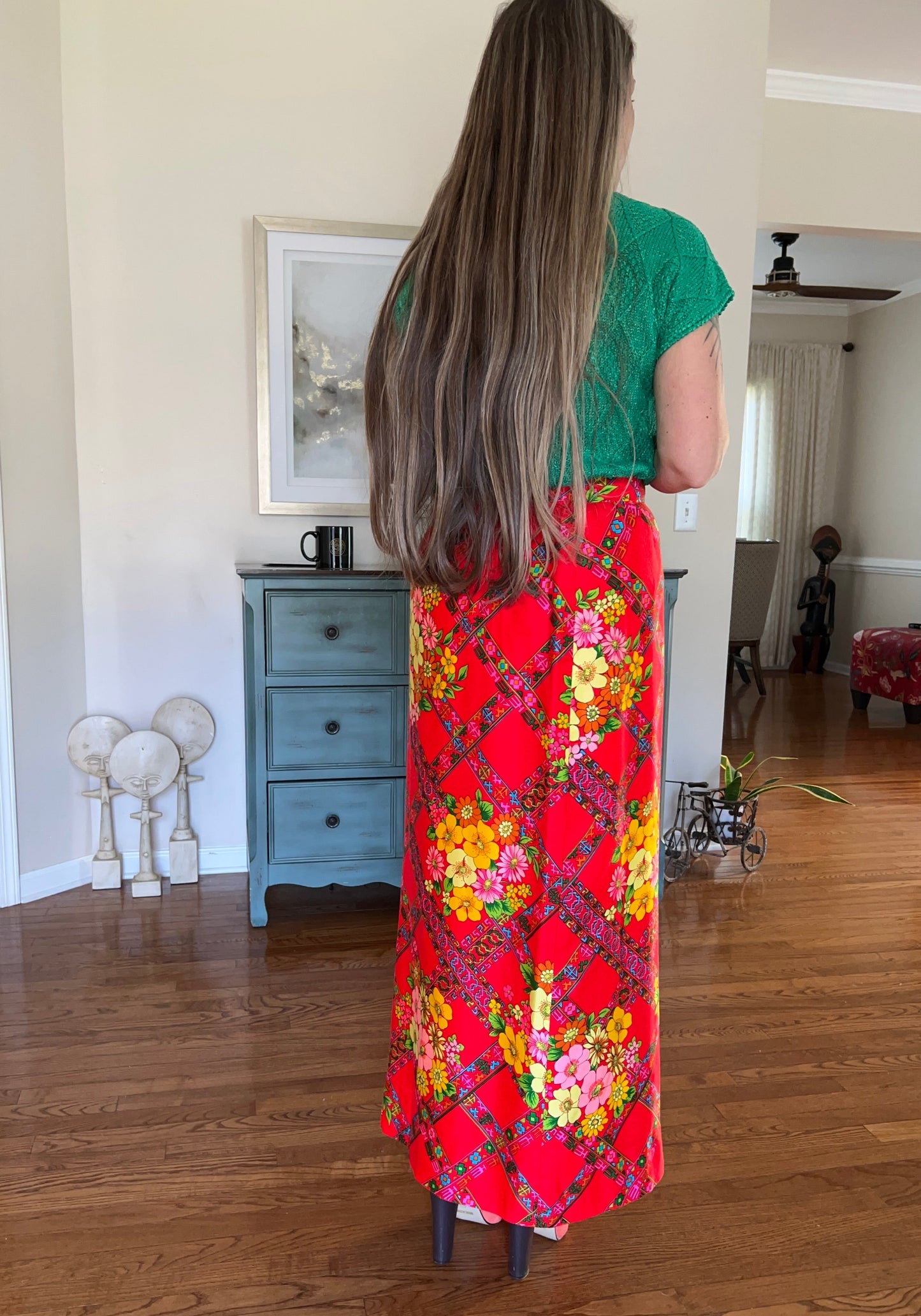 Psychedelic Maxi Skirt