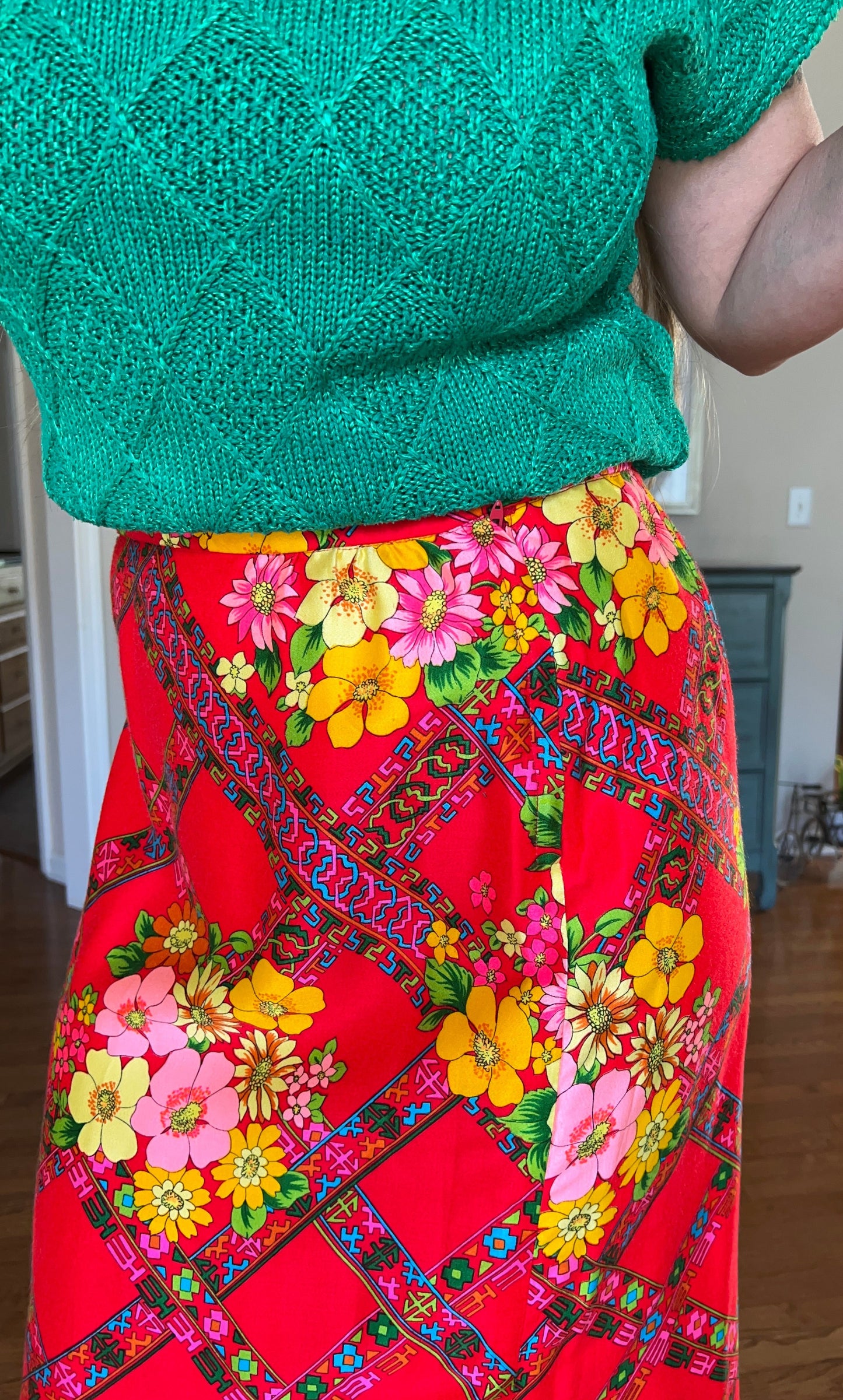 Psychedelic Maxi Skirt